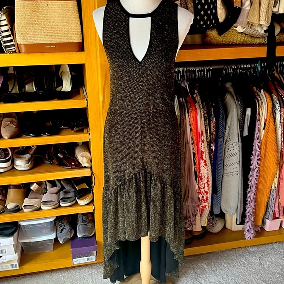 ⭐️BOGO FREE⭐️ ECOTE HiLo Open Back Halter Dress EUC Small 6 - Picture 13 of 14